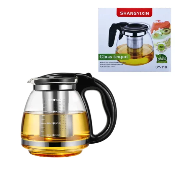 CAFETERA TEA & COFFEE GLASS TEAPOT